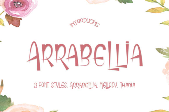 Arrabellia Family: A Display Font Built for Digital Design