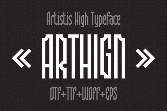 Arthign: A Robotic Display Font That Can Transform Your Designs