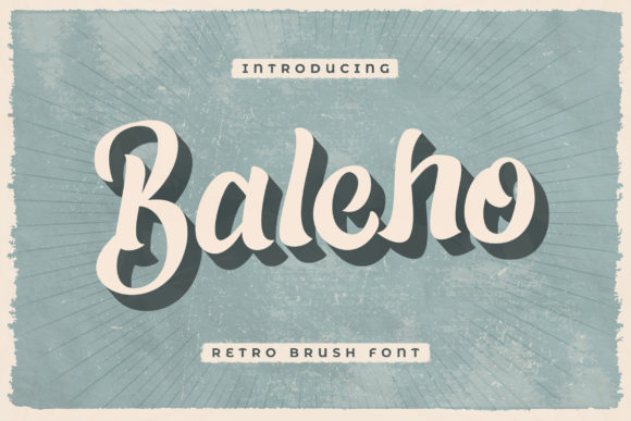 Baleho: A Bold Display Font for Crafters and Creators