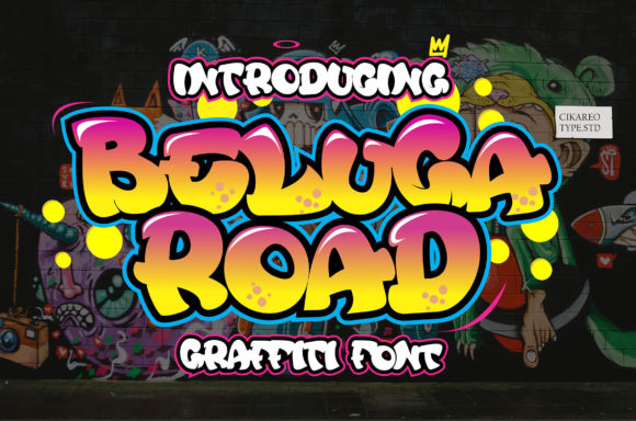 Beluga Road: The Graffiti Styled Display Font for Digital Creators