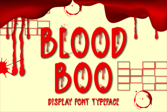 Blood Boo: A Display Font for Editorial Atmosphere
