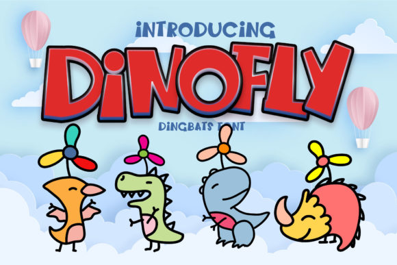 Dinofly: A Playful Display Font for Digital Brand Personality