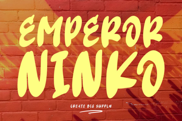 Emperor Ninko: The Bold Display Font for Modern Digital Marketing