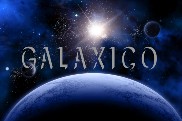 Galaxtico: A 3D Display Font Built for Modern Campaigns