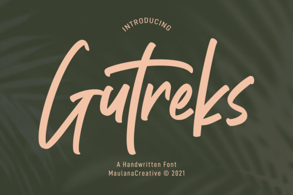 Gutreks: A Font with Character You Can Actually Use