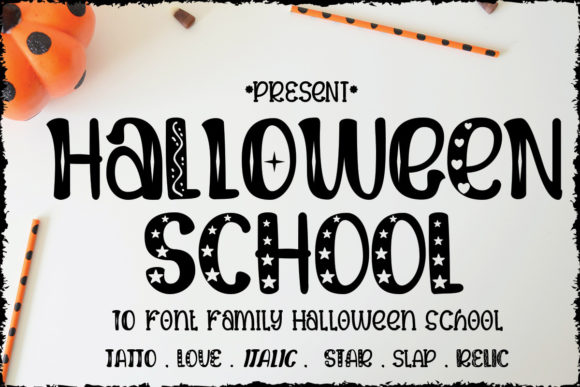 Halloween School Font: Adding Casual Personality to Modern Web Design