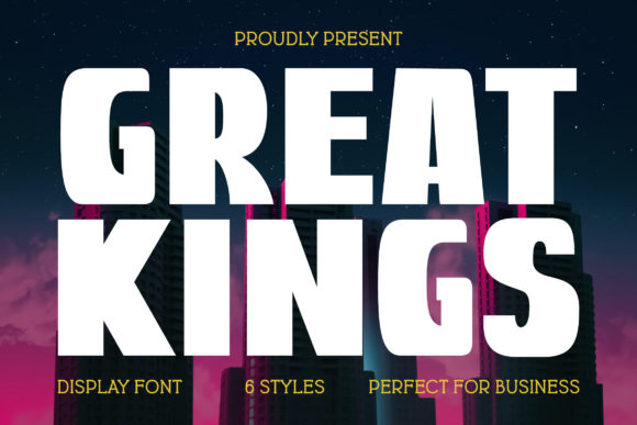 How I Used Great Kings Font in a Real Branding Project