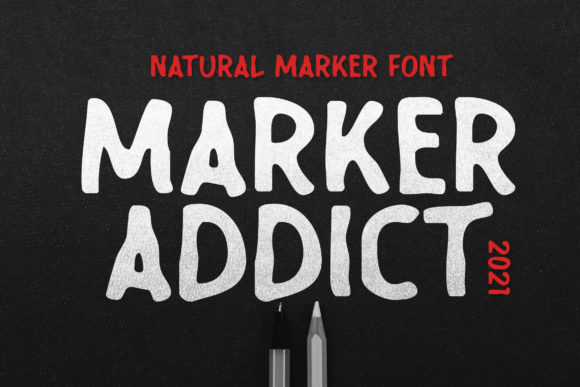 Marker Addict: A Font for Crafting Authentic Style