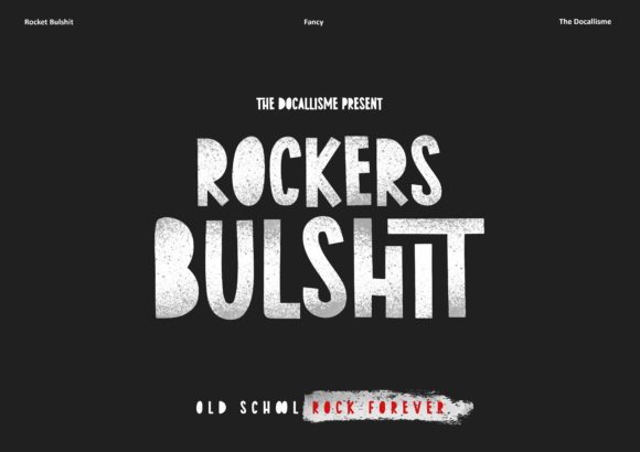 Rocket Bulshit: A Bold Font for Creative Branding Projects