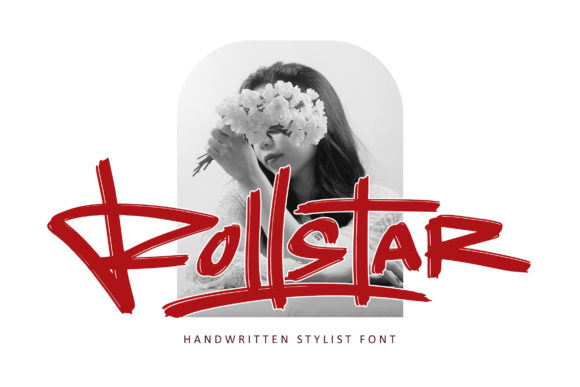 Rollstar Typeface: A Street Art Brush for Editorial Heartbeat