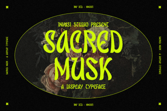 Sacred Musk: The Whimsical Font for Crafting Elevated Products