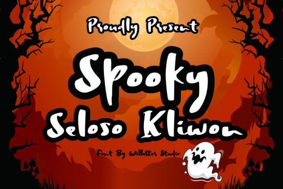 Spooky Seloso Kliwon: A Display Font for Editorial Mood